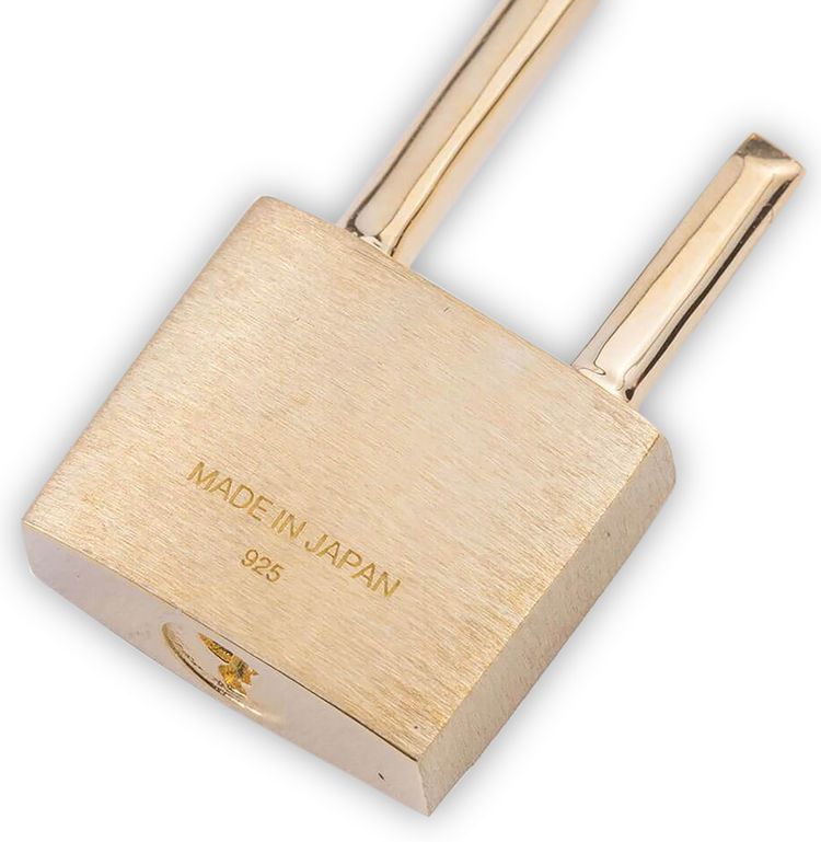 Ambush Small Padlock Earring Gold