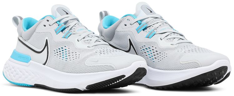 Nike React Miler 2 Pure Platinum Chlorine Blue
