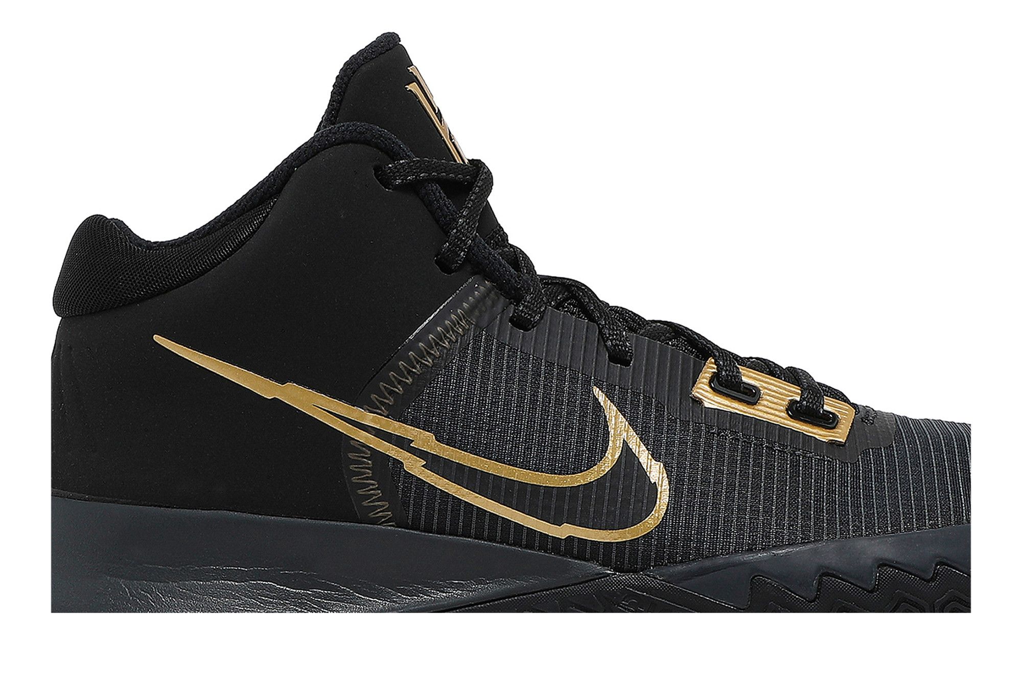 Nike kyrie 4 black and gold top