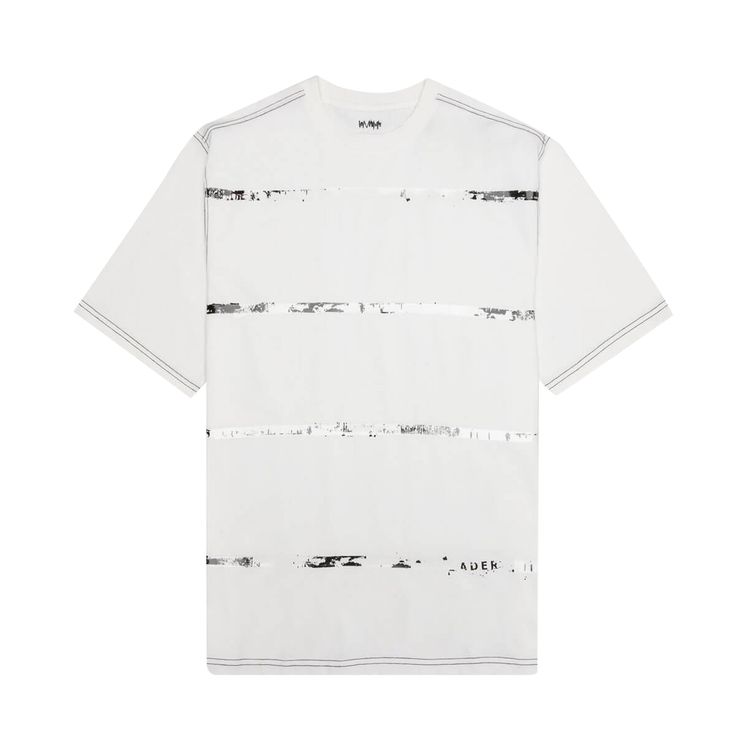 Ader Error Tape T Shirt White