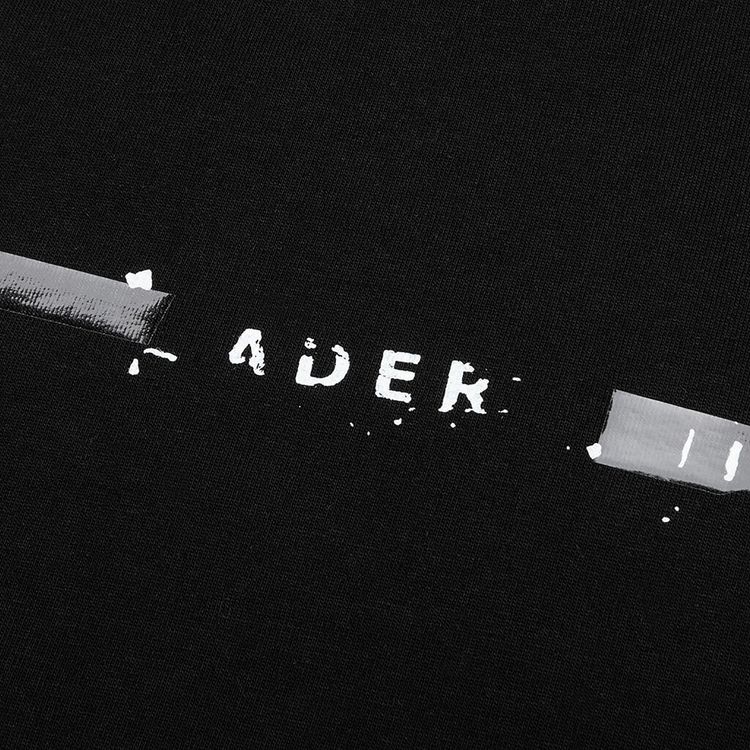 Ader Error Tape T Shirt Black