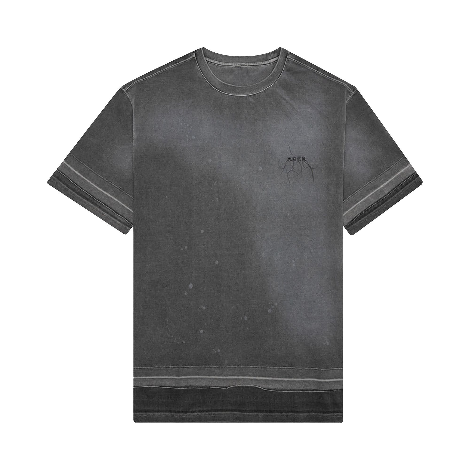 ★ADERERROR★ Needle logo tshirt Charcoal ☆ADERERROR☆ Needle logo tshirt Charcoal Ader Error - Ader