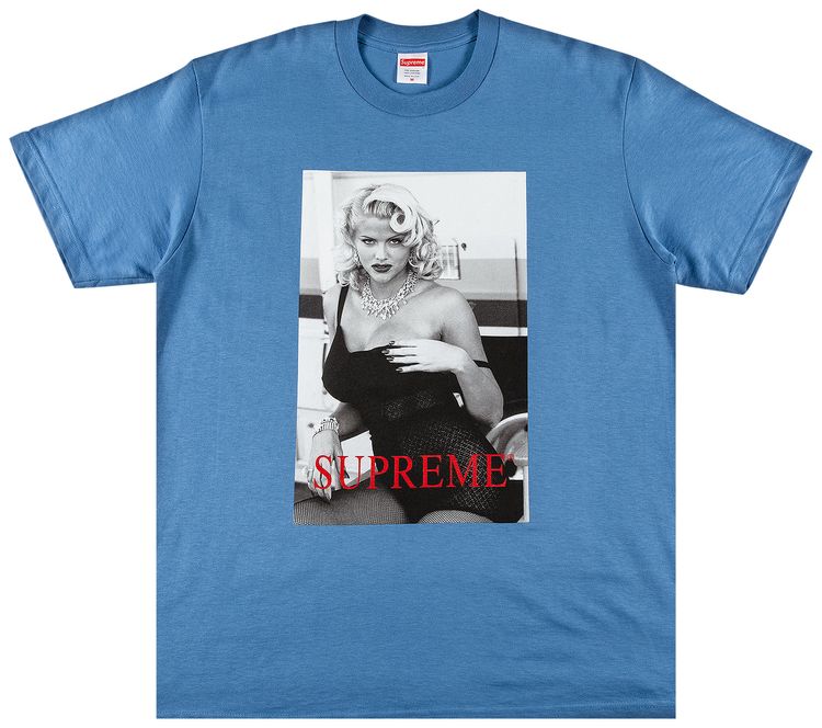 Supreme Anna Nicole Smith Tee Dusty Light Royal