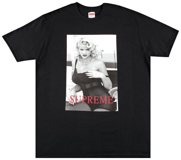 Supreme Anna Nicole Smith Tee Black