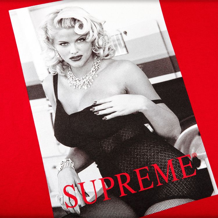 Supreme Anna Nicole Smith Tee Red