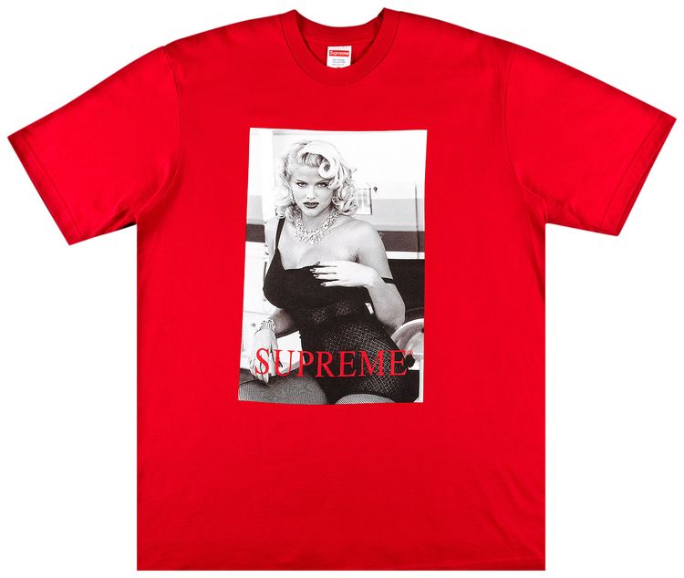 Supreme Anna Nicole Smith Tee Red