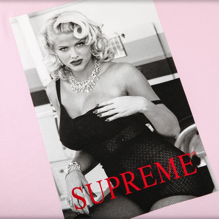 Supreme Anna Nicole Smith Tee Light Pink