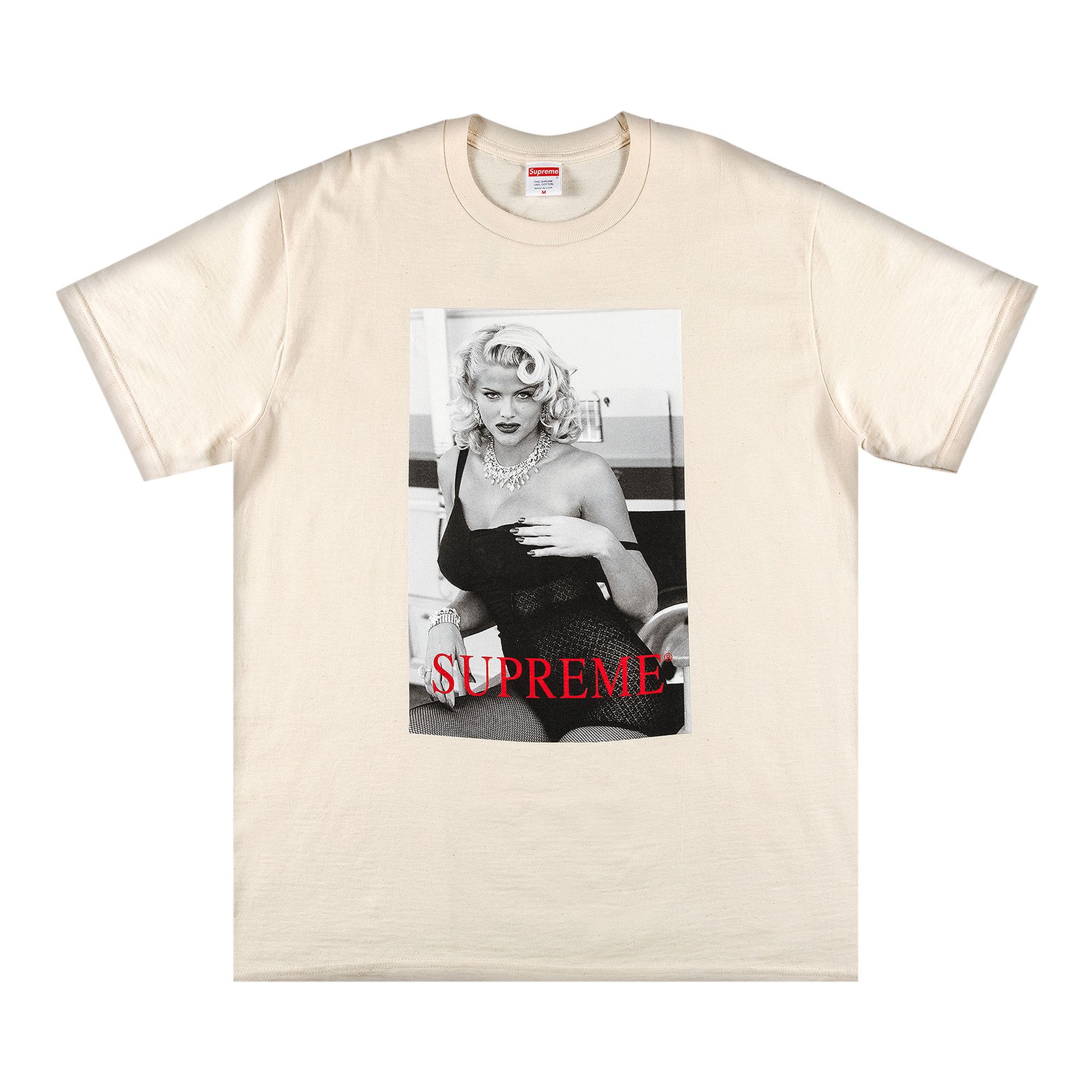 Buy Supreme Anna Nicole Smith Tee 'Natural' - SS21T16