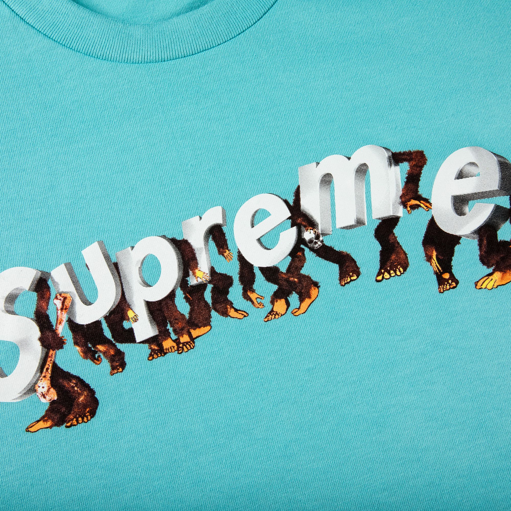 人気のクリスマスアイテムがいっぱい！ Buy Supreme Apes Tee 'Light Teal' - SS21T37 LIGHT TEAL | GOAT Tシャツ/カットソー(半袖/袖なし)