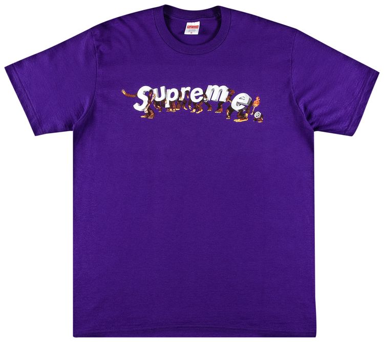 Supreme Apes Tee Purple