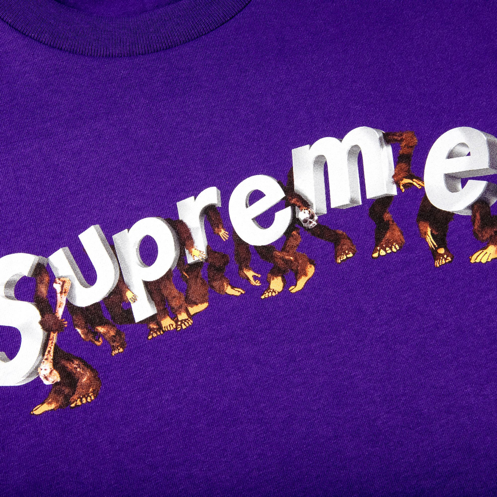 Buy Supreme Apes Tee 'Purple' - SS21T37 PURPLE | GOAT CA
