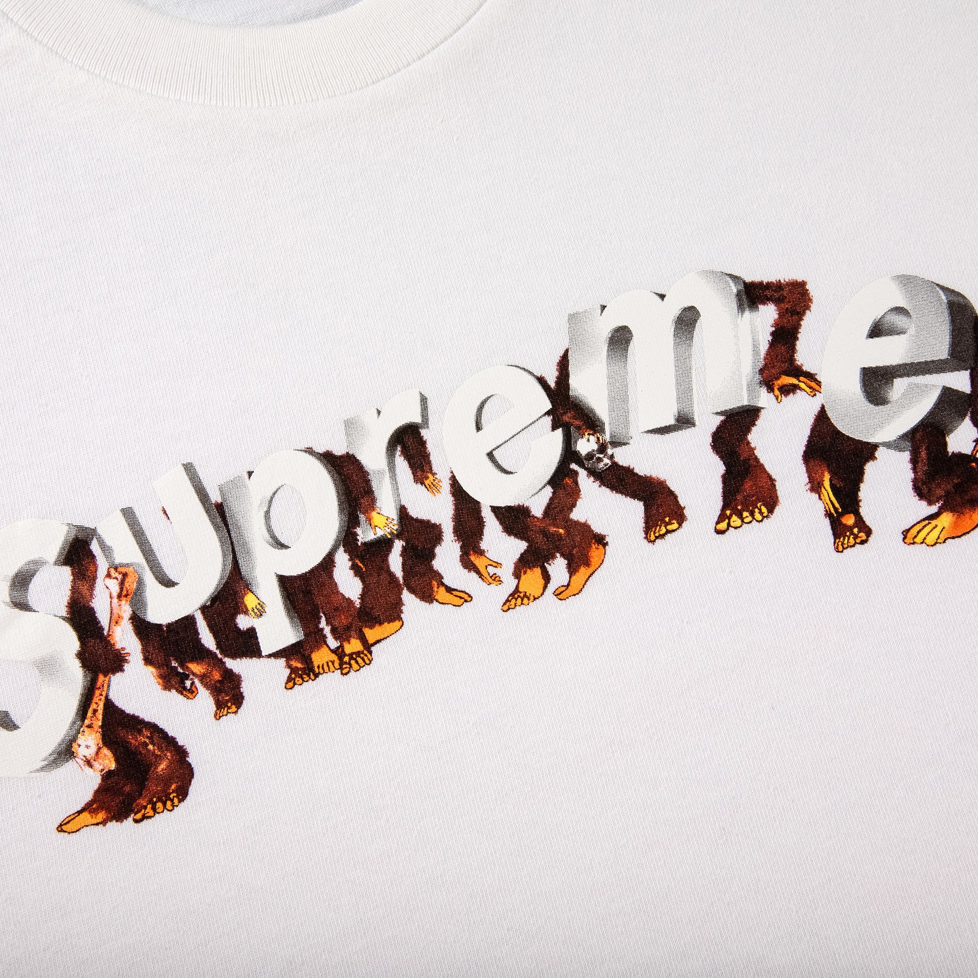 Size xl Supreme Apes Tee 'White'