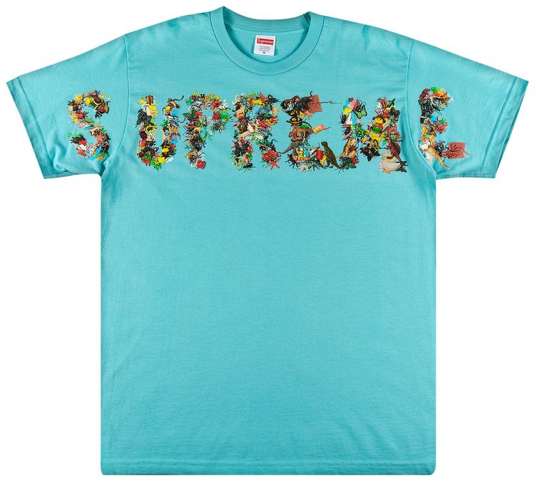Supreme Toy Pile Tee Light Teal