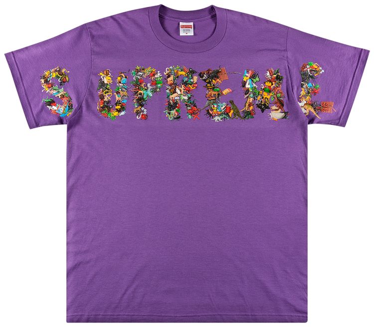 Supreme Toy Pile Tee Purple