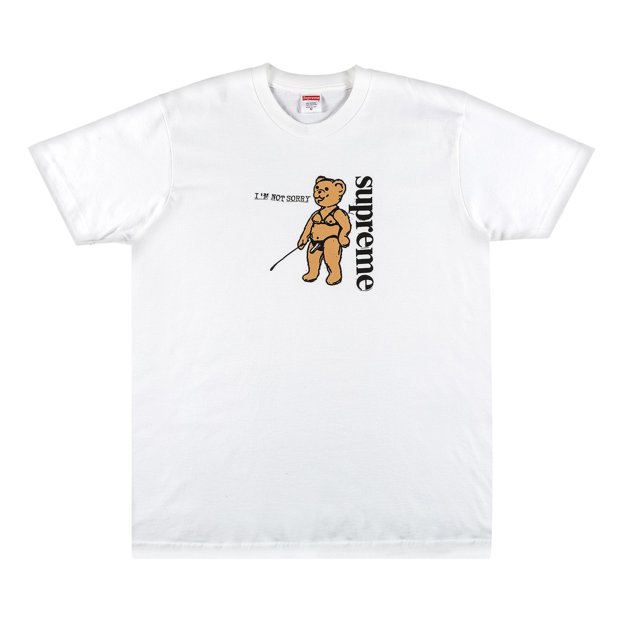 Size l Supreme Not Sorry Tee 'White'