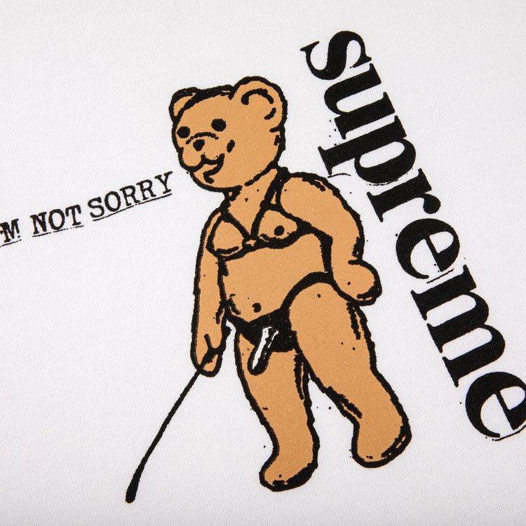 Supreme Not Sorry Tee White