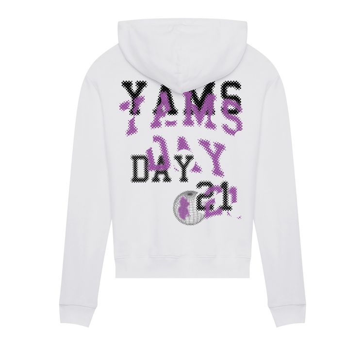 Yamborghini x Yams Day 2021 Icon Face Hoodie White