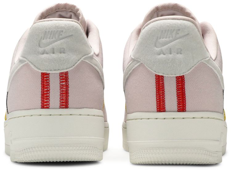 Nike Wmns Air Force 1 07 Low LX Stitched Canvas   Siltstone Red