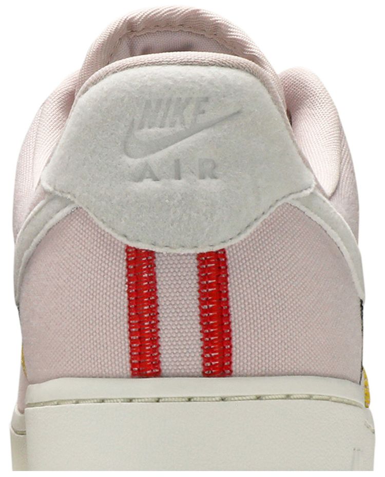 Nike Wmns Air Force 1 07 Low LX Stitched Canvas   Siltstone Red