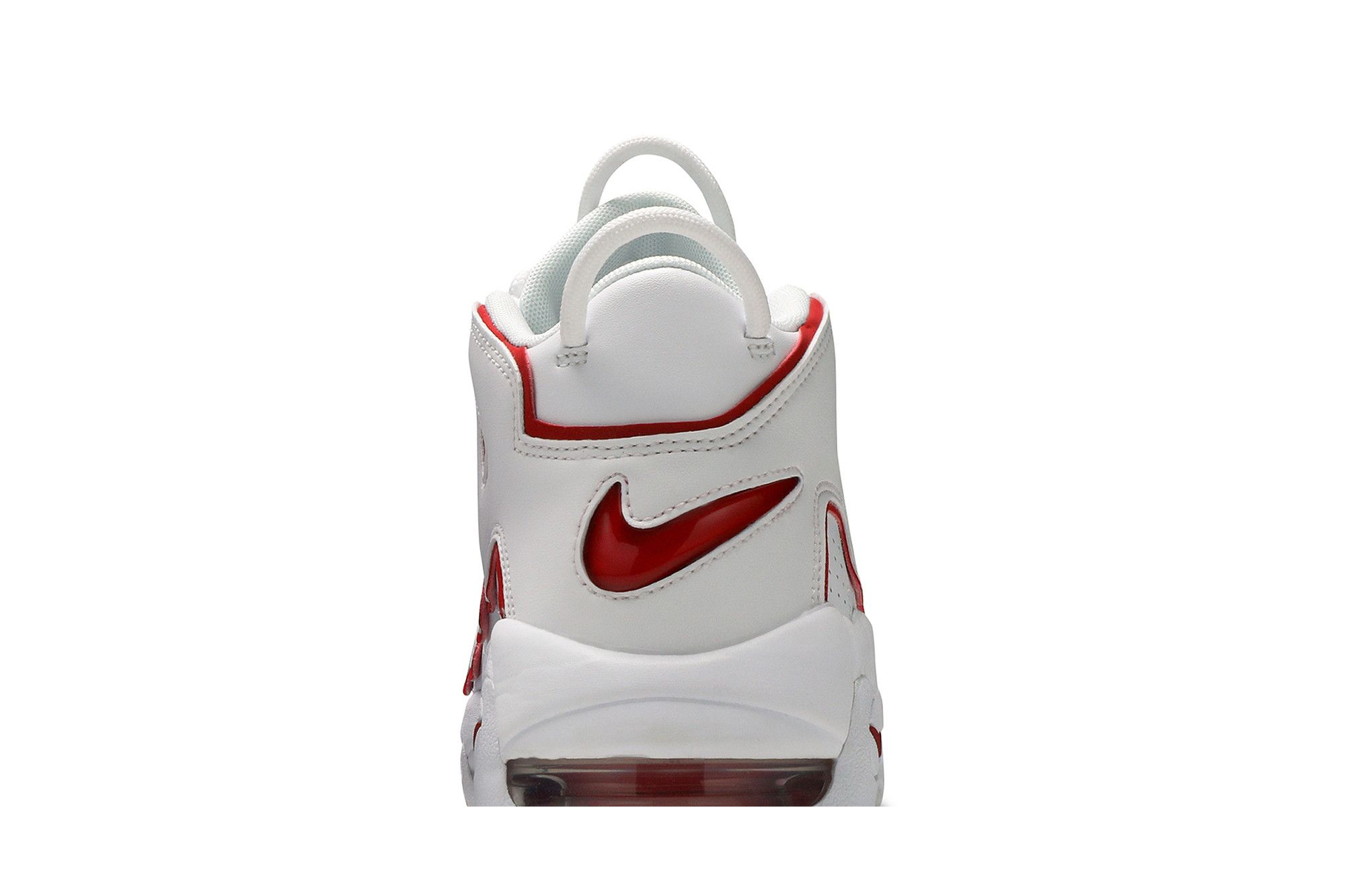 Uptempo white varsity red discount