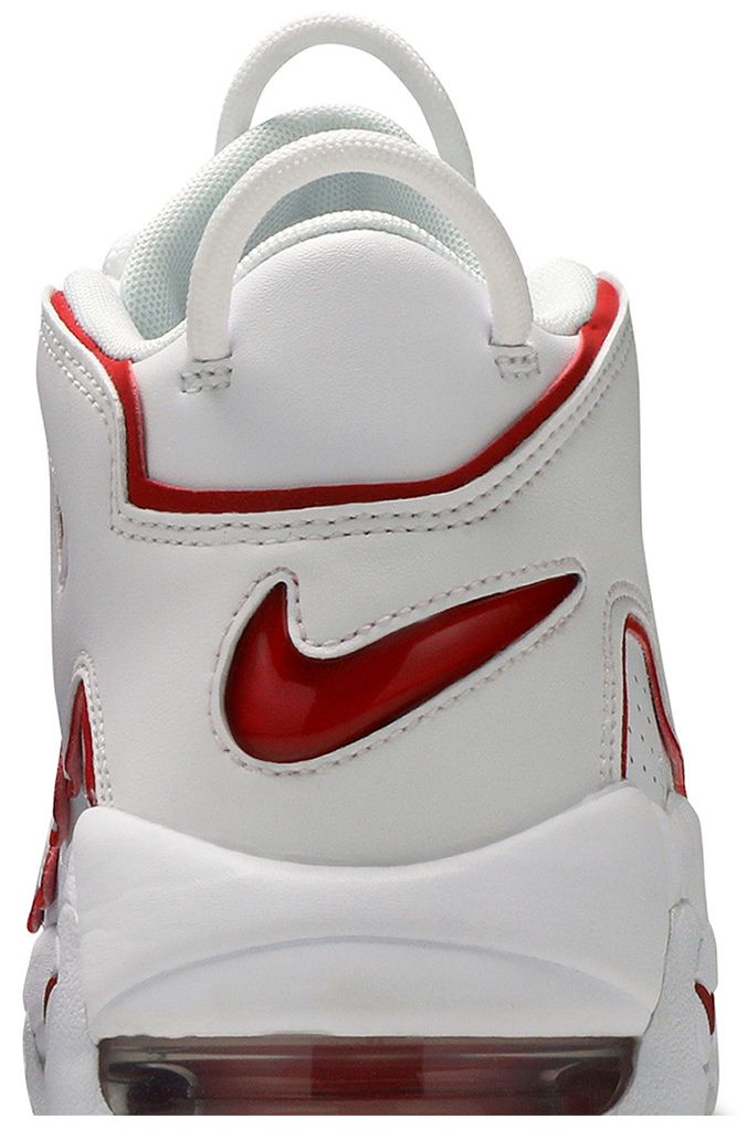 Nike Air More Uptempo White Varsity Red 2021
