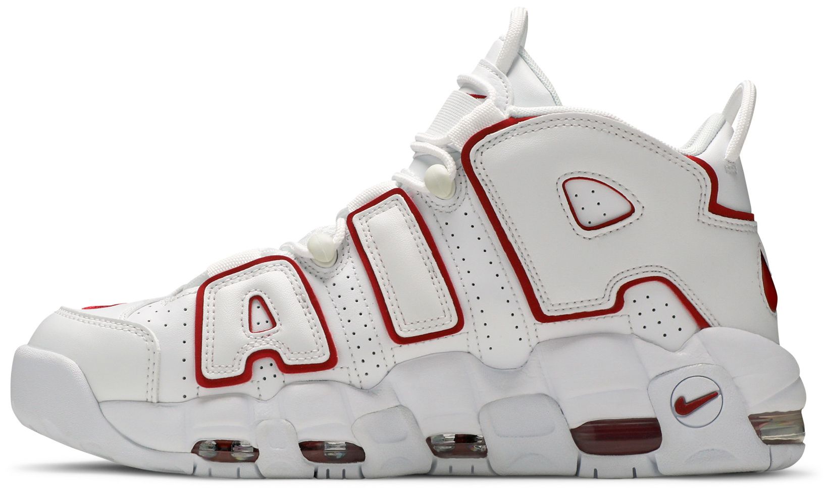 uptempo varsity red and white