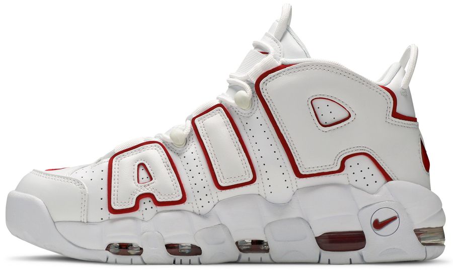 uptempo red white black