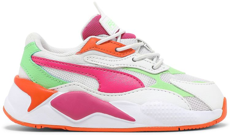 Puma RS X3 Crazy Infant White Multi Color