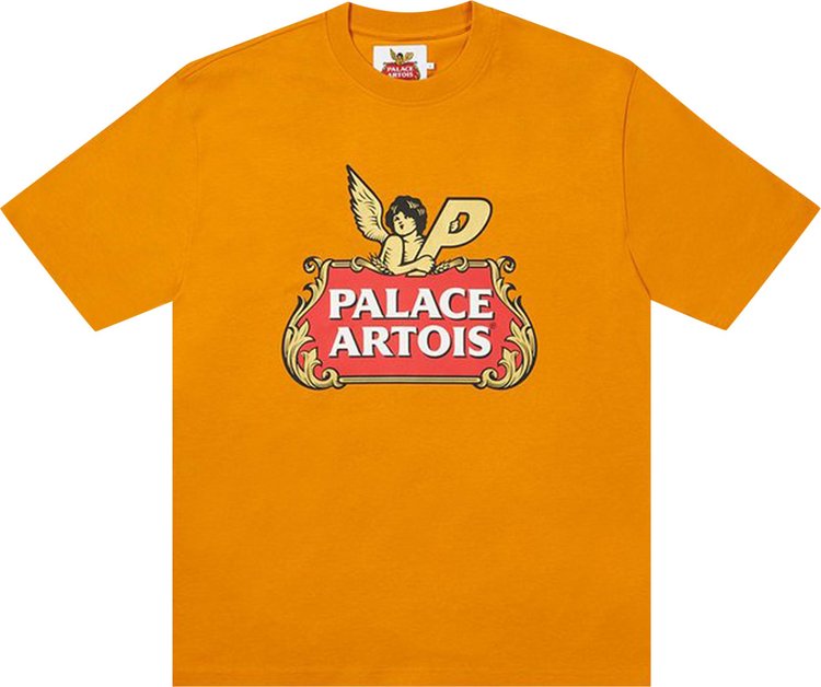 Palace x Stella Artois Cartouche T Shirt Gold