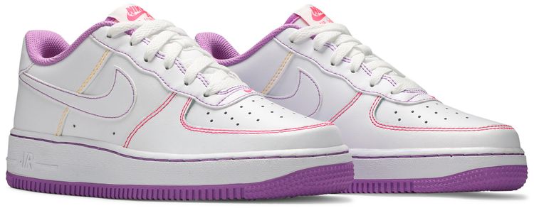 Nike Air Force 1 07 Low GS Contrast Stitch   Fuchsia Glow