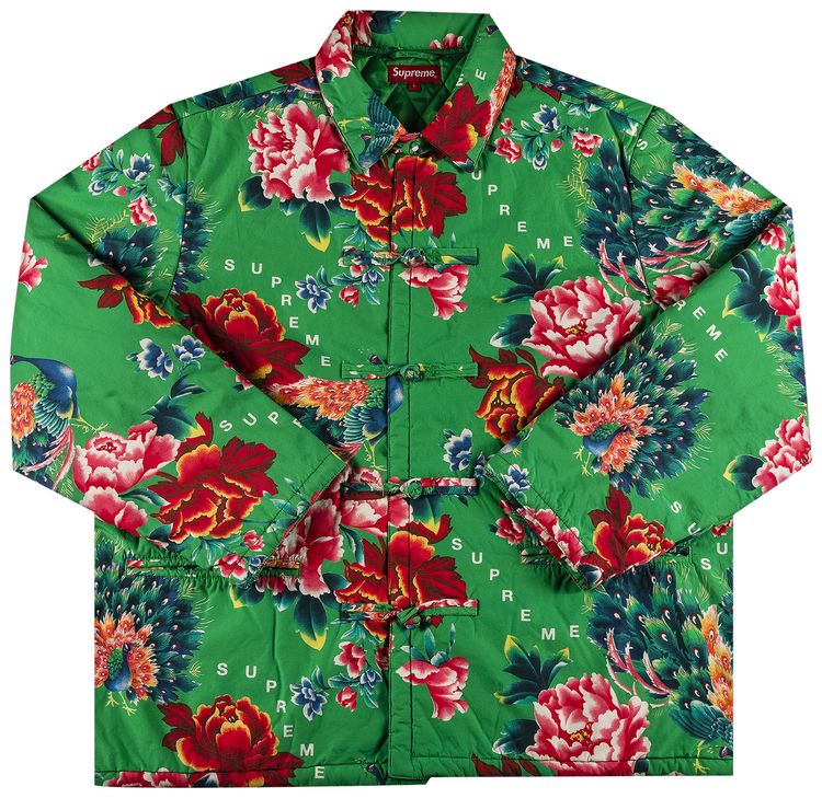 Supreme Peacock Jacket Bright Green