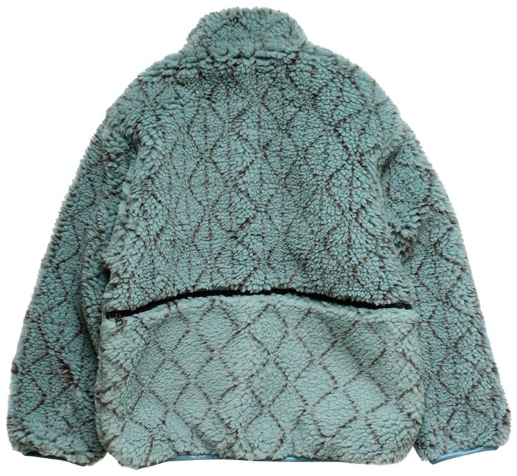 Kapital Do Gi Reversible Sashiko Boa Fleece Blue