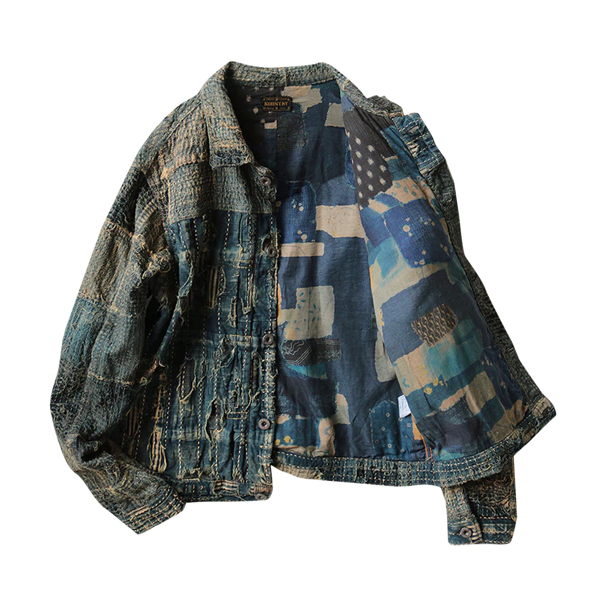 Buy Kapital Kountry 1st Boro Denim Jacket 'Indigo Buy Kapital Kountry 1st Boro Denim Jacket 'Indigo
