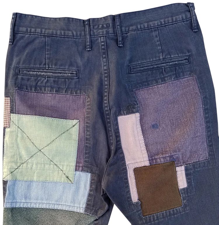 Kapital Patchwork Pants Blue
