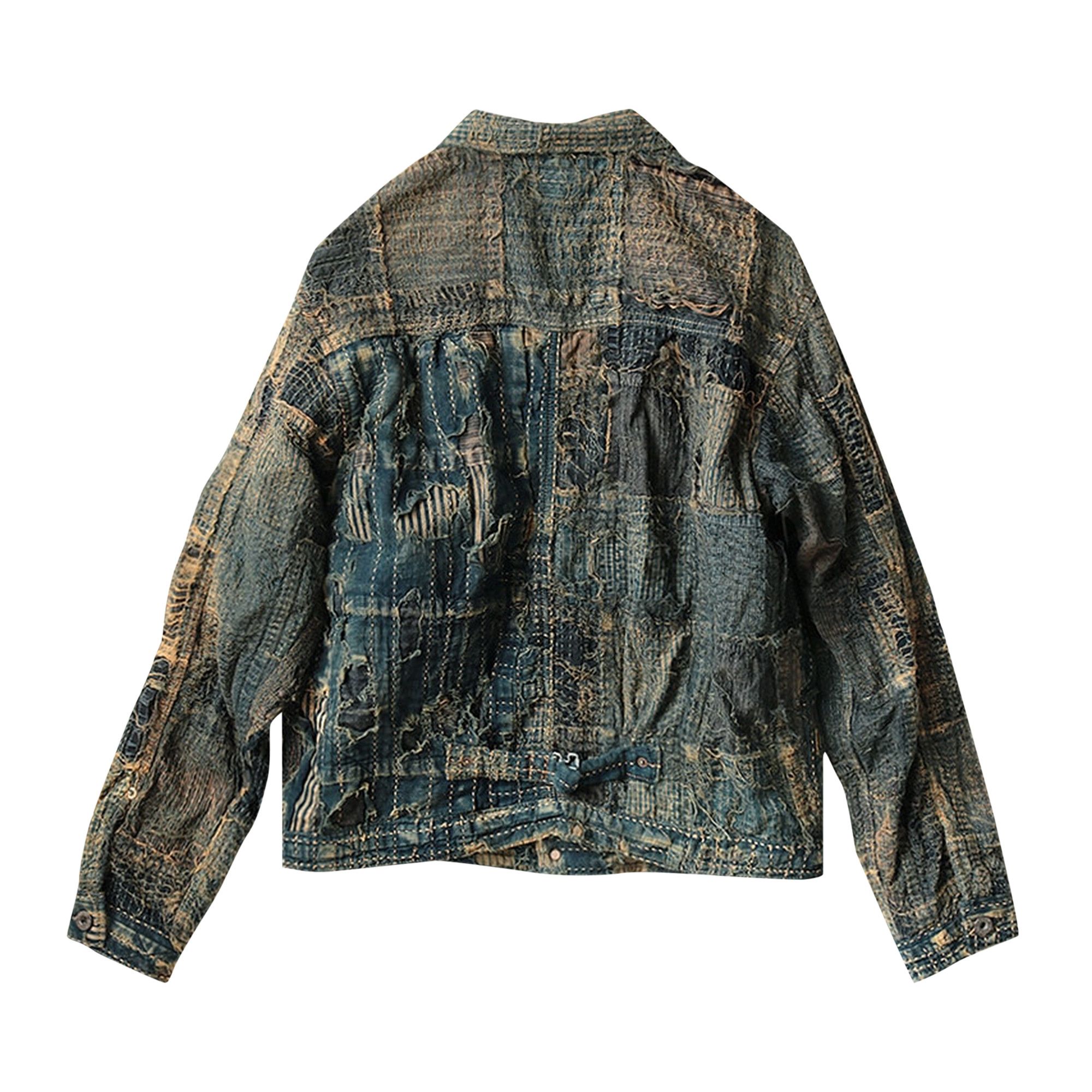 Buy Kapital Kountry 1st Boro Denim Jacket 'Indigo Buy Kapital Kountry 1st Boro Denim Jacket 'Indigo