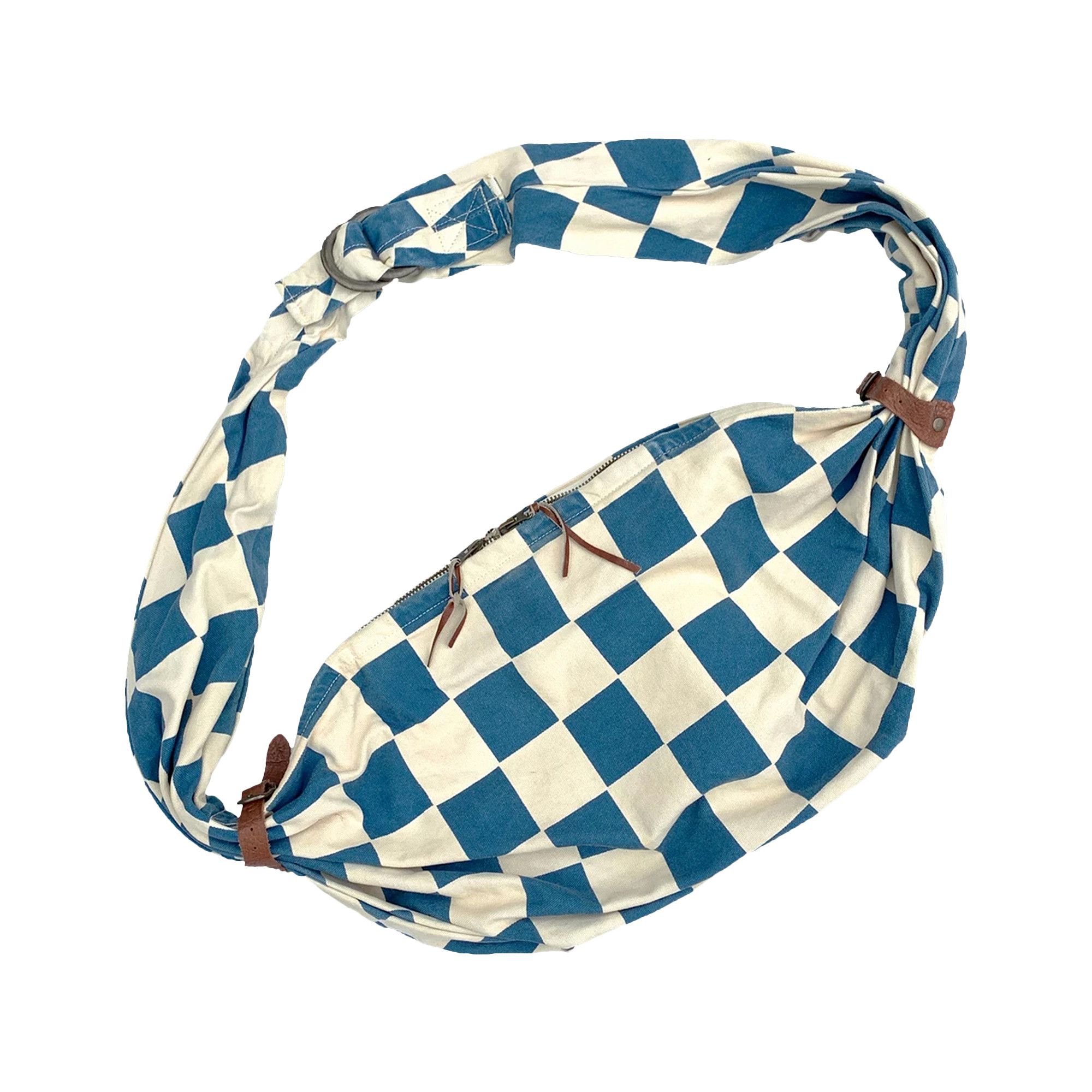 当店在庫してます！ Snufkin Checkered Kapital Buy Bag 0660 - 'White/Blue' バッグ
