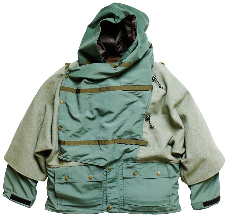 Kapital Kamakura Military Anorak Parka Khaki