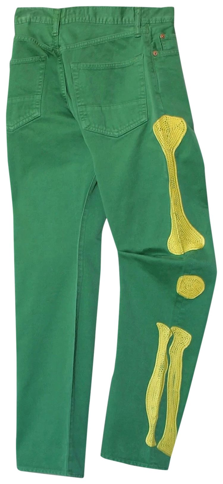 Kapital Skeleton 5P Cisco Pants Green