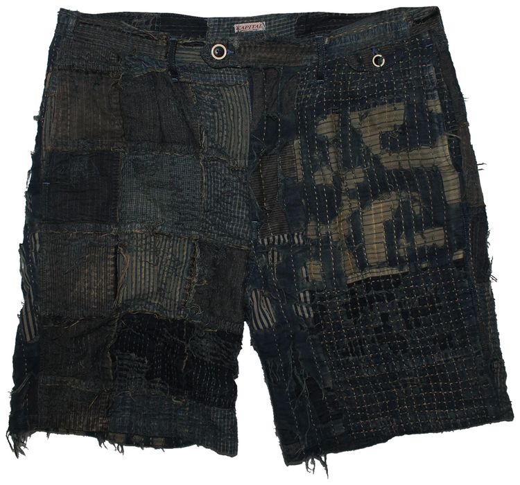 Kapital Boro Shorts Indigo