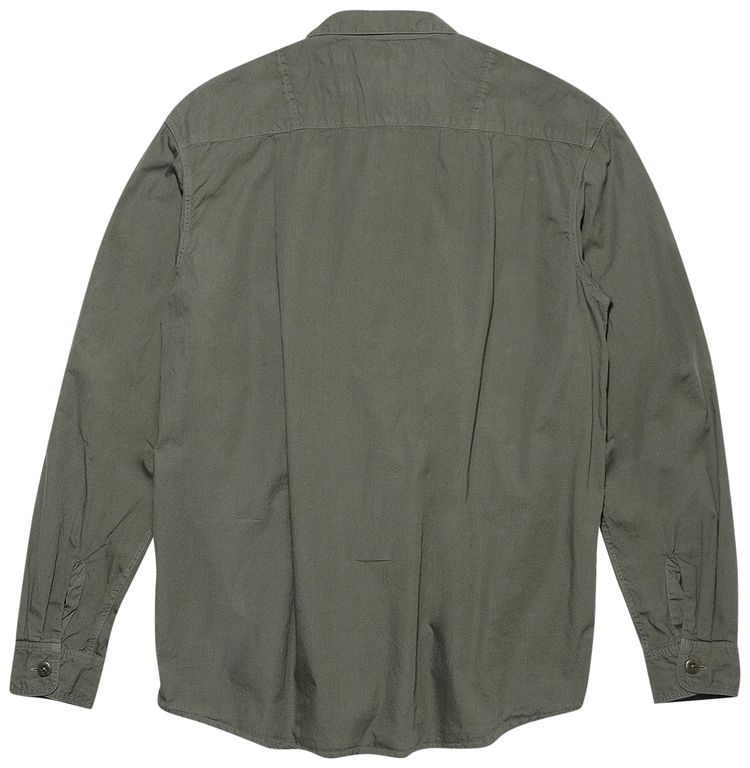 Kapital Broad Anorak Long Sleeve Shirt Khaki