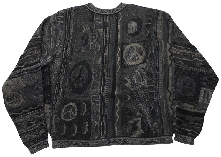 Kapital 7 Gauge Boro Knit Gaudy Sweater Black