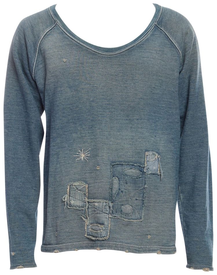 Kapital Crewneck Sweater Blue