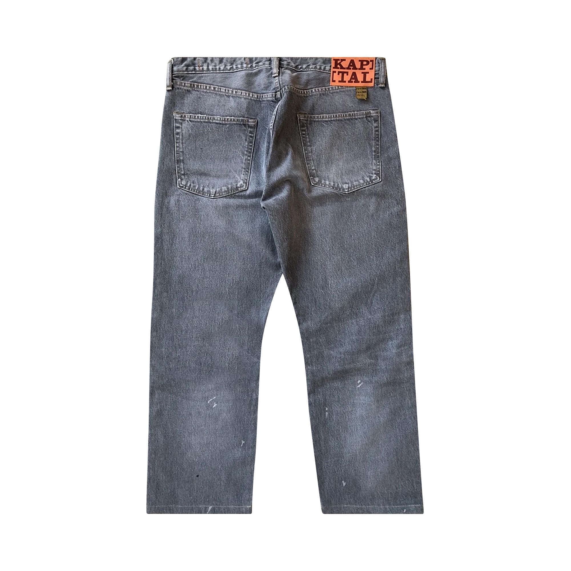Buy Kapital Cisco Sashiko Jeans 'Black' - K1810LP164 BLAC | GOAT