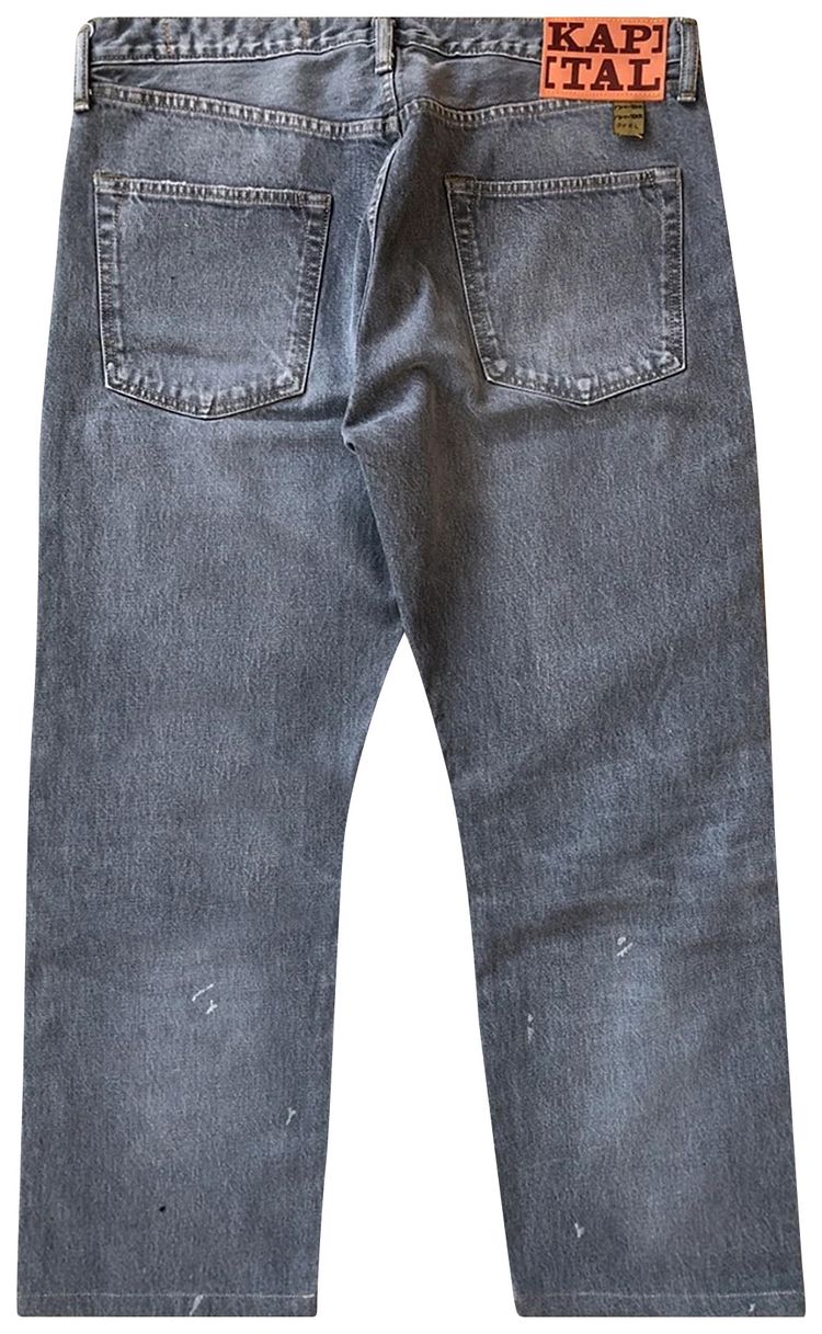 Kapital Cisco Sashiko Jeans Black