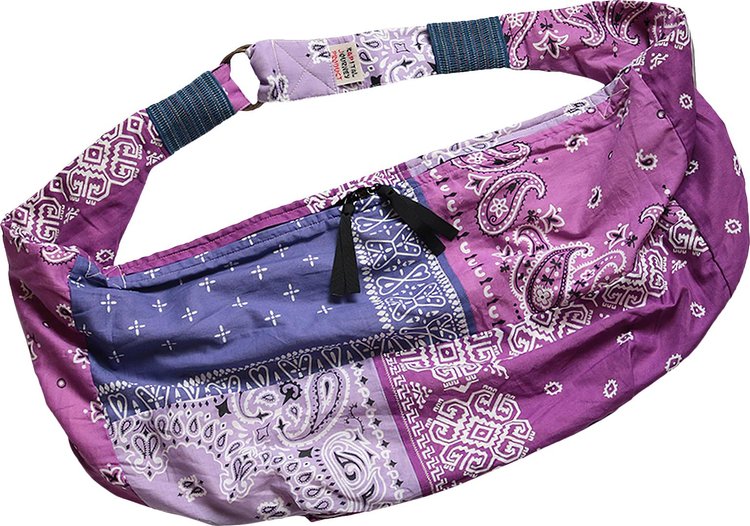 Kapital Gauze Bandana Beach Snufkin Bag Light Purple