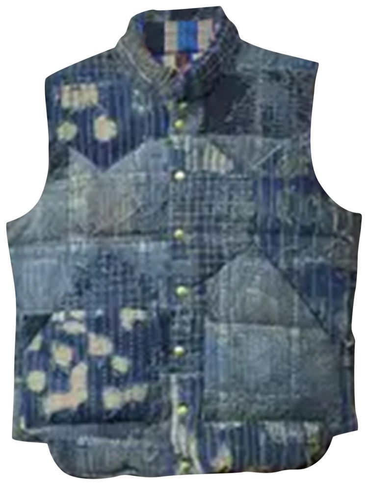 Kapital Kountry Boro Down Vest Indigo