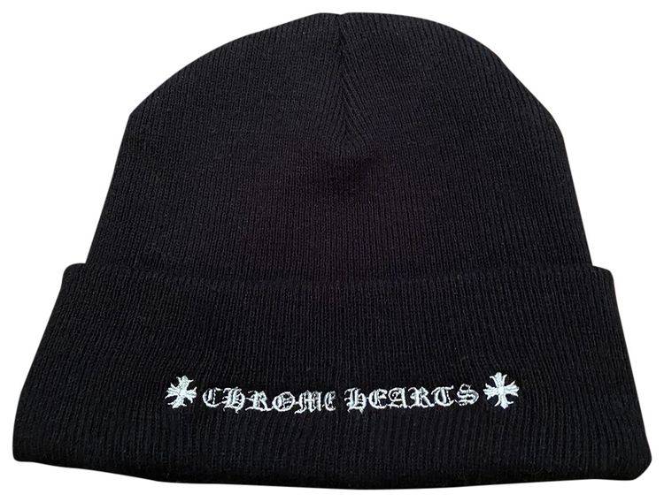 Chrome Hearts x Matty Boy Chomper Beanie Black