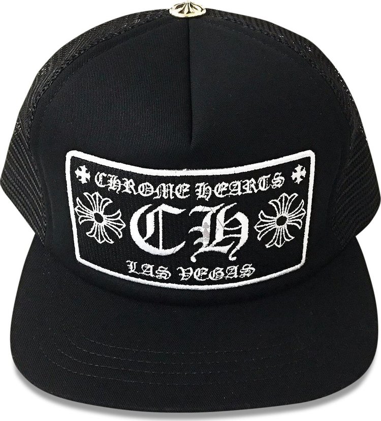 Chrome Hearts Ch Las Vegas Trucker Hat Black