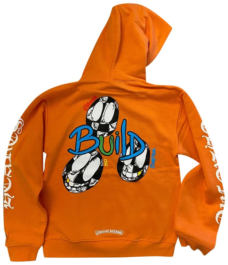 Chrome Hearts x Matty Boy Link  Build Hoodie Orange
