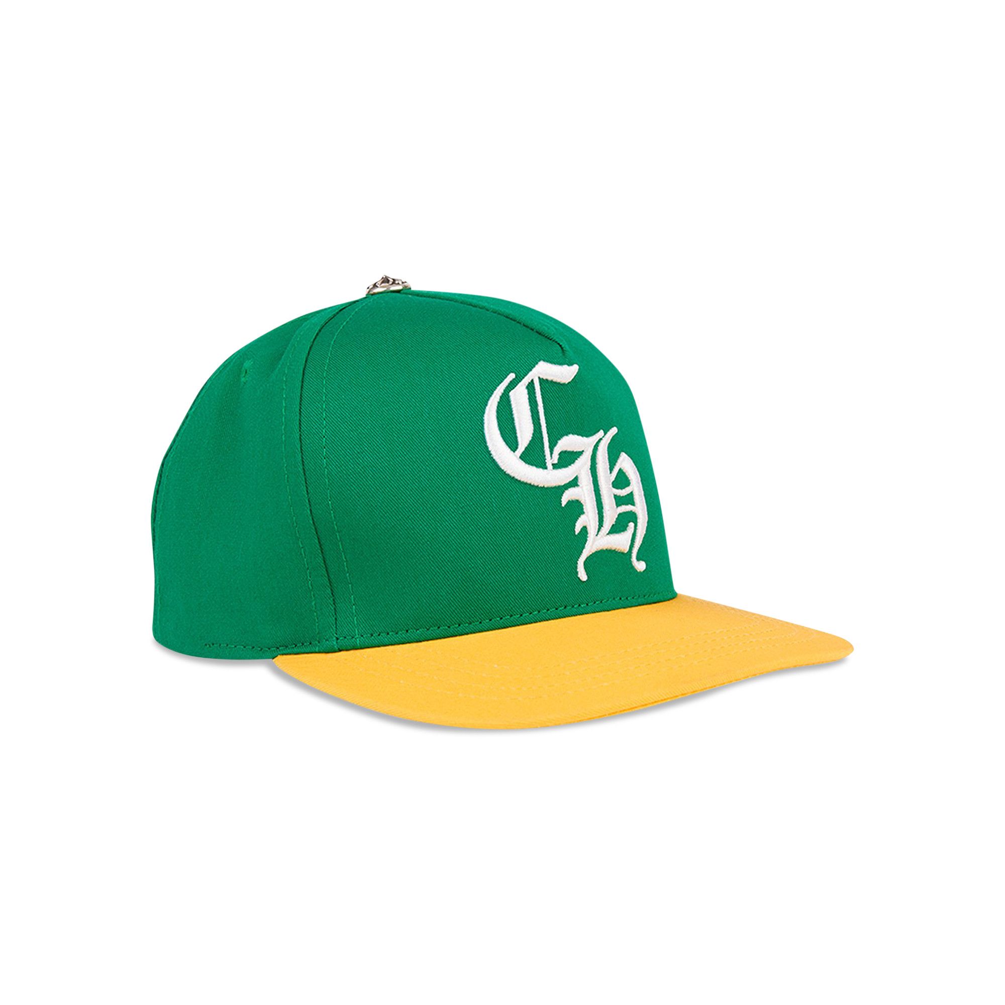 Buy Chrome Hearts Ch Baseball Cap 'Green/Yellow' - 1383 100000701CBC GREE |  GOAT